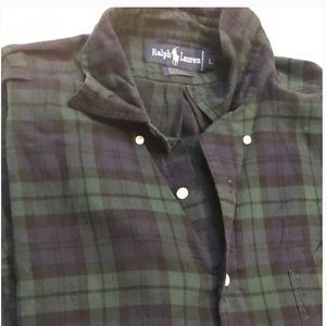 Large Men’s Ralph Lauren Plaid Button Up